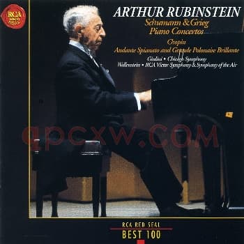 肖邦舒曼格里格钢琴作品集_古典纯音乐名盘CD