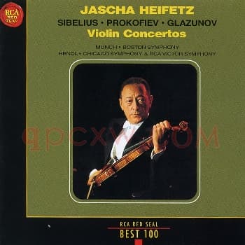西贝柳斯普罗科菲耶夫格拉祖诺夫 小提琴协奏曲_古典纯音乐名盘CD