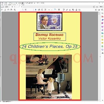 24首儿童钢琴曲,作品25_钢琴曲谱教程电子书