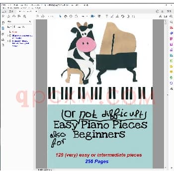 129首简易与中级钢琴独奏曲_钢琴曲谱教程电子书
