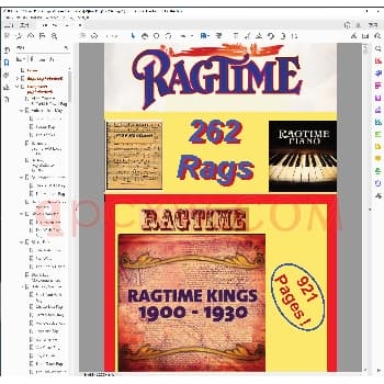 262首经典钢琴拉格泰姆(多位作曲家)_钢琴曲谱教程电子书