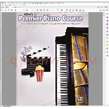 阿尔弗雷德premier钢琴教程流行与电影金曲第六册_钢琴曲谱教程电子书