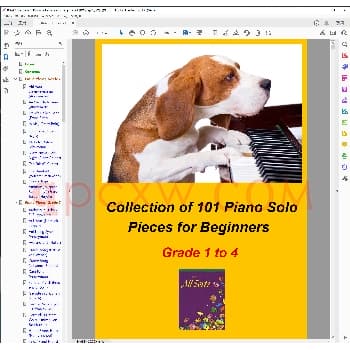 钢琴独奏入门曲集_钢琴曲谱教程电子书