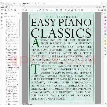 简易钢琴名曲选图书馆系列_钢琴曲谱教程电子书