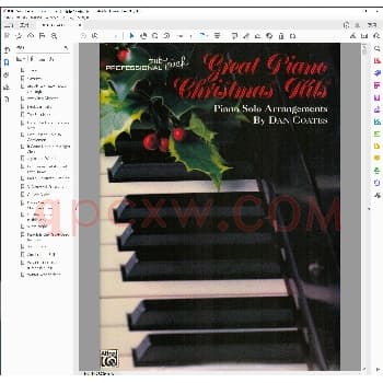 伟大钢琴圣诞金曲集_钢琴曲谱教程电子书