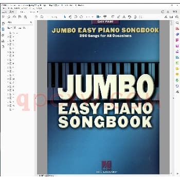 巨型简易钢琴歌200首应景歌曲_钢琴曲谱教程电子书