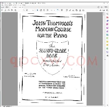 现代钢琴教程第二级_钢琴曲谱教程电子书