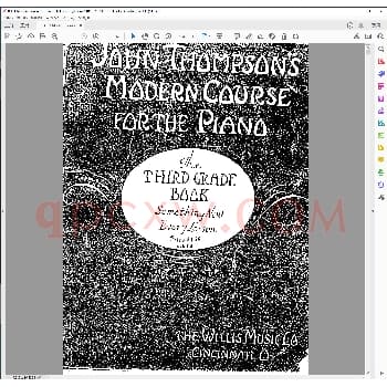 现代钢琴教程第三级_钢琴曲谱教程电子书