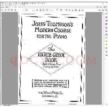 现代钢琴教程第四级_钢琴曲谱教程电子书