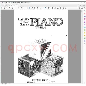 钢琴基础第四级钢琴_钢琴曲谱教程电子书