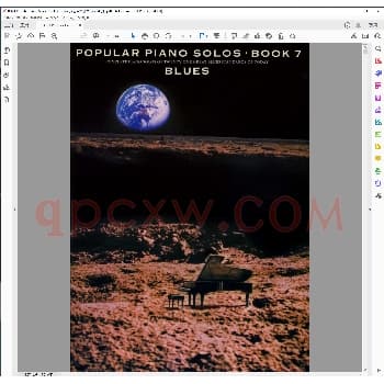 流行钢琴独奏曲集第七册布鲁斯_钢琴曲谱教程电子书