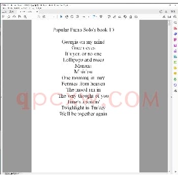 流行钢琴独奏曲集第十册_钢琴曲谱教程电子书