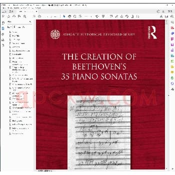 贝多芬35首钢琴奏鸣曲的创作历程_钢琴曲谱教程电子书