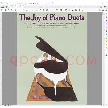 钢琴二重奏之乐(一架钢琴四手联弹)_钢琴曲谱教程电子书