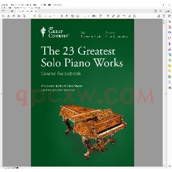 23首最伟大的钢琴独奏作品_钢琴曲谱教程电子书