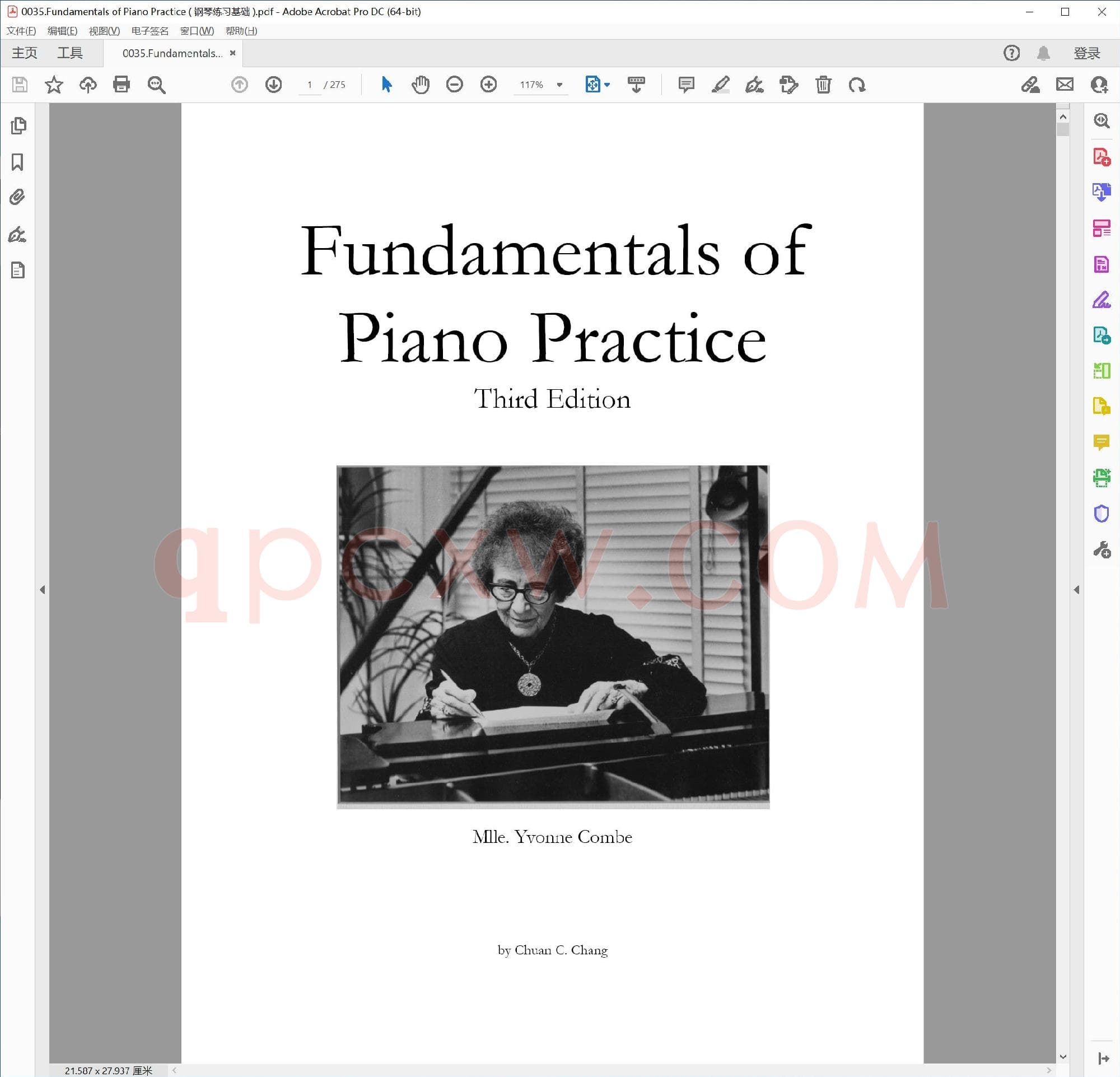 英文原版钢琴曲谱电子书 | 钢琴练习基本原理.PDF|1.98 MB|电子版下载