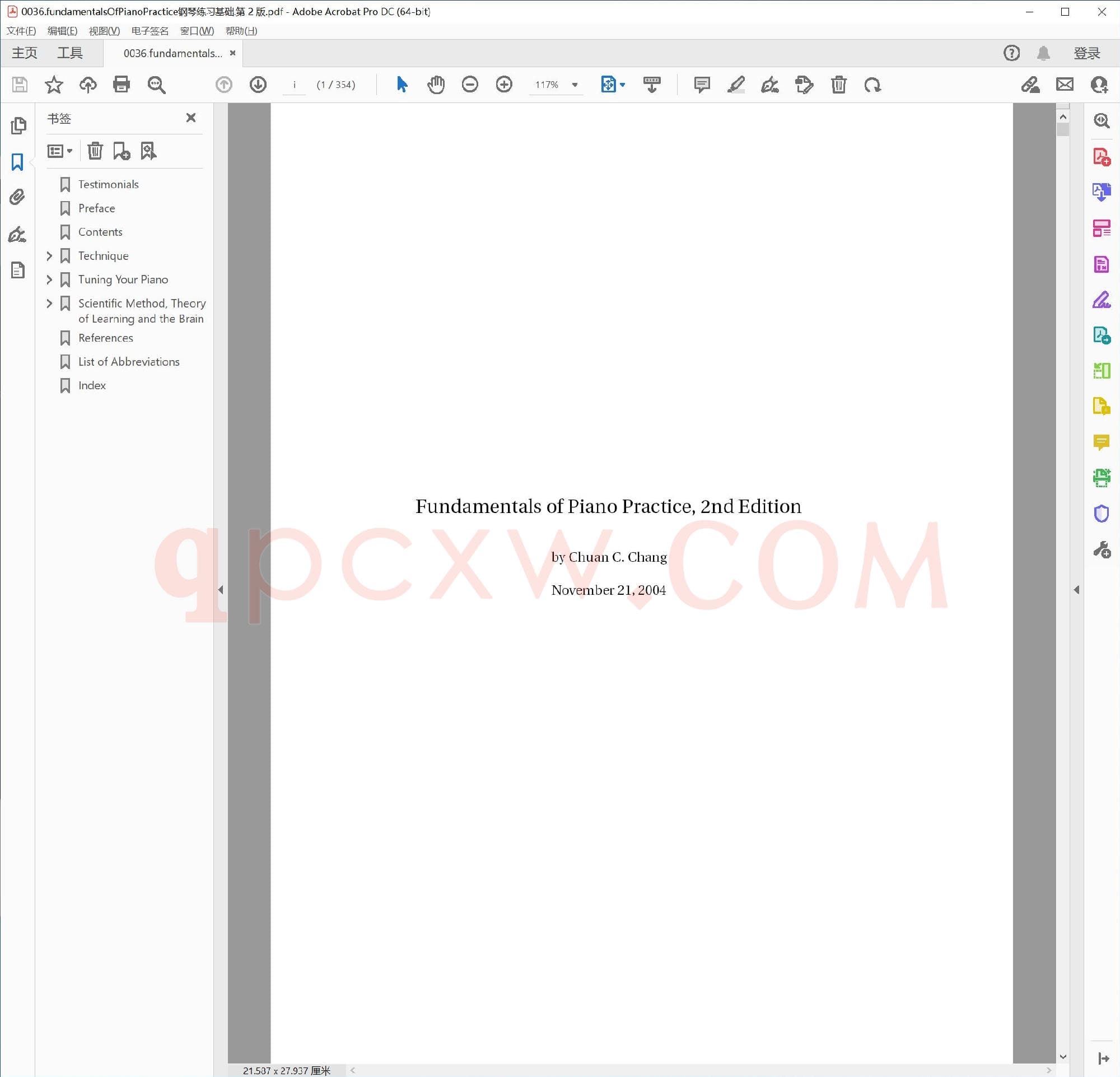 英文原版钢琴曲谱电子书 | 钢琴练习基本原理2.PDF|1.73 MB|电子版下载