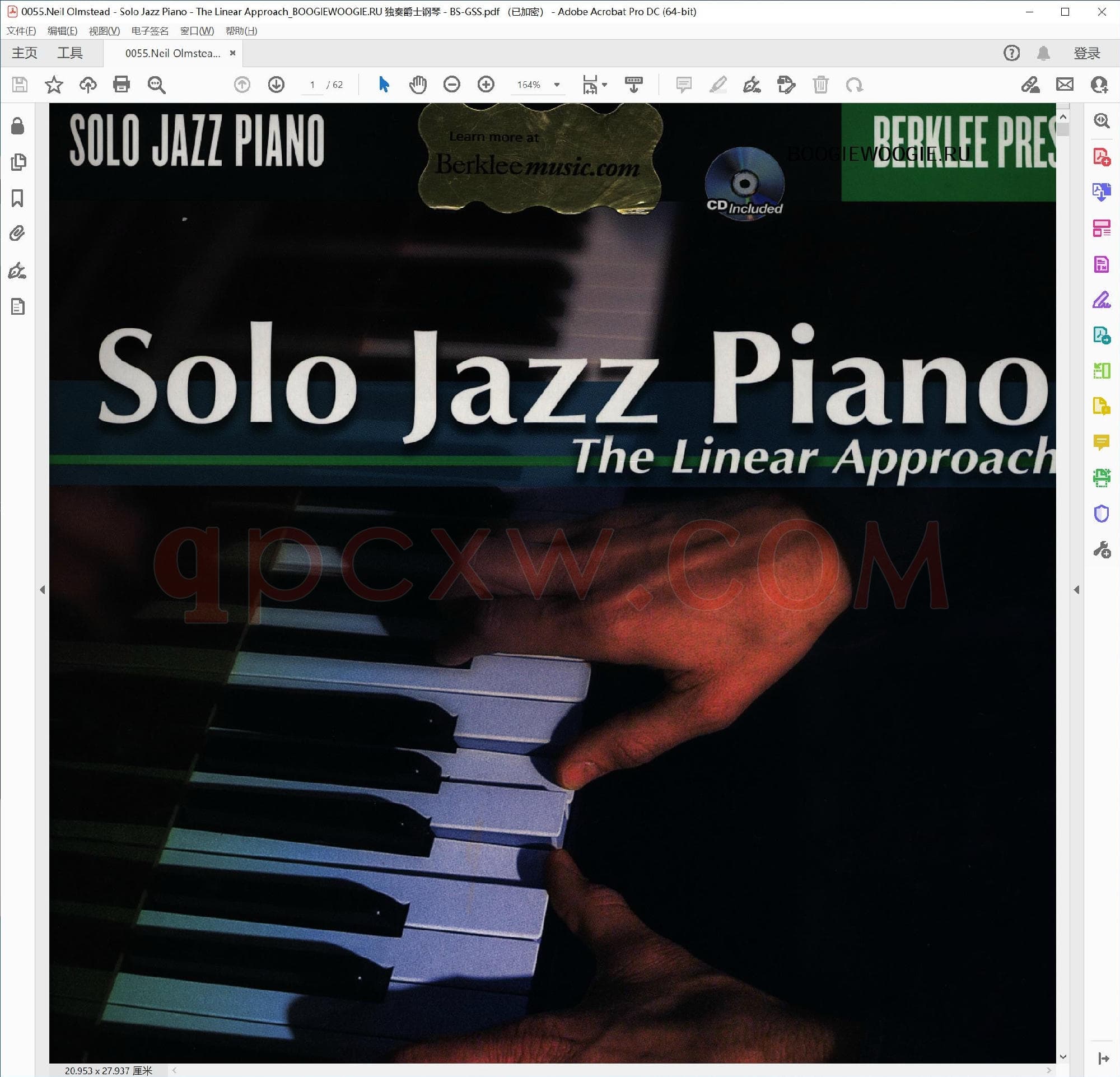 英文原版钢琴教程电子书 | 尼尔奥姆斯特德爵士钢琴独奏线性方法.PDF|7.61 MB|电子版下载